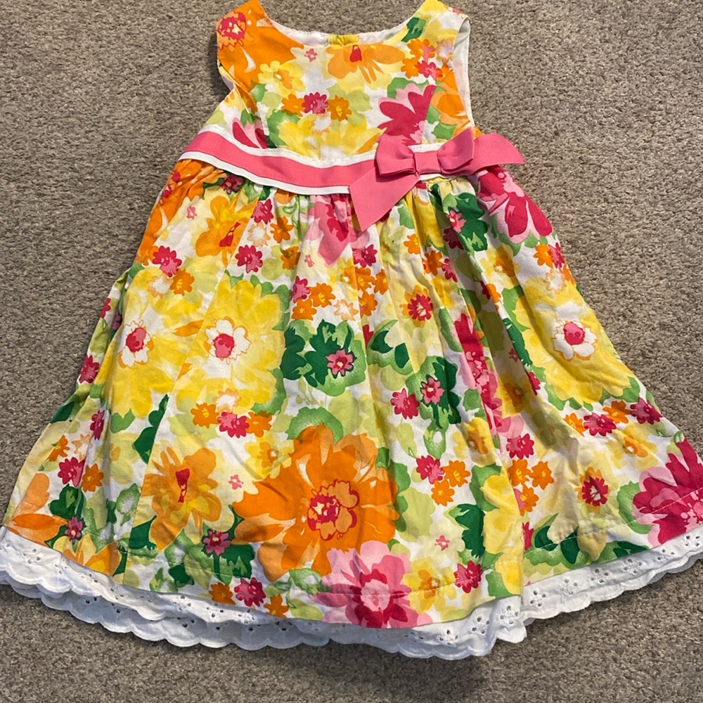 Toddler Girl Floral Jumper